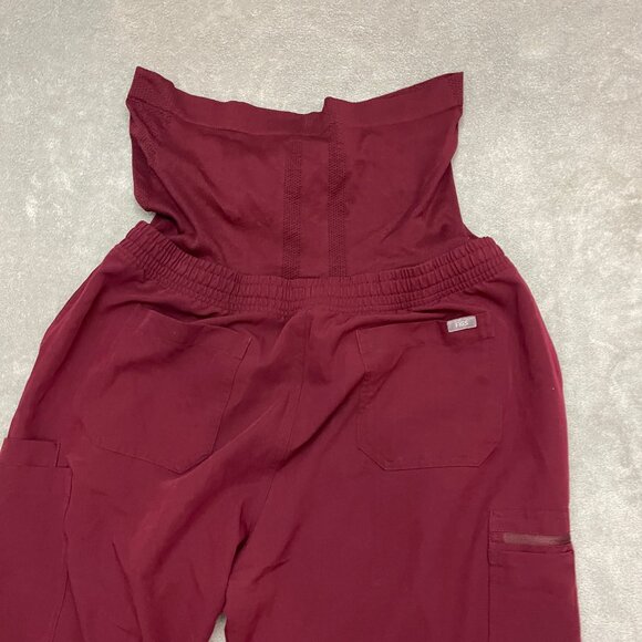 FIGS Yola Maternity Scrub Pants Maroon Size Women's XXL - Picture 12 of 13